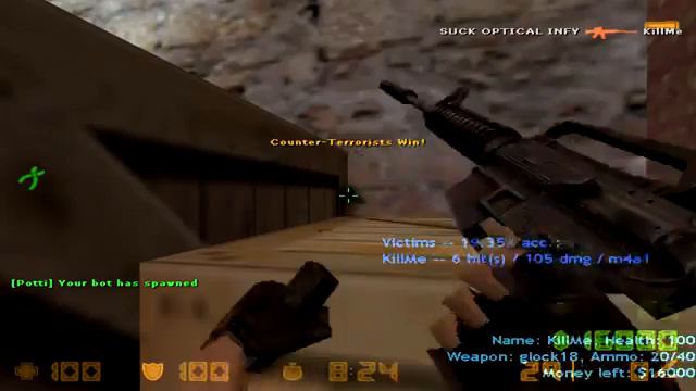 CS 1.6 de_mirage wallbangs part1/2 смотреть онлайн