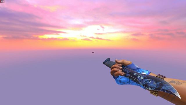 Bowie Knife Bright Water (Battle-Scarred) | CS2 Skin Showcase #454 смотреть онлайн
