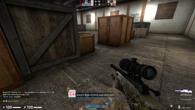 CSGO custom server 1vs1 map :D смотреть онлайн