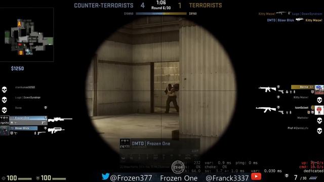 CS : GO MONTAGE By Frozen One смотреть онлайн