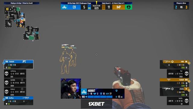 UNREAL COMEBACK!! - IMPERIAL vs Cloud9 (map 2 vertigo) HIGHLIGHTS - IEM Road to Rio 2022 | CSGO смотреть онлайн