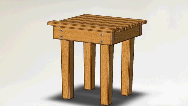 Как сделать табурет своими руками для дачи... смотреть онлайн