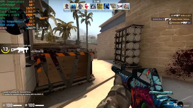 Counter Strike Global Offensive | FPS+200 | Ryzen 5 2600 + RX 580 | Full HD смотреть онлайн