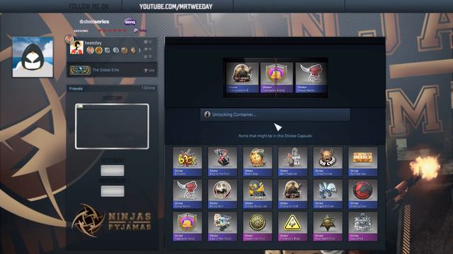CS:GO - Community Sticker Capsule 1 Opening смотреть онлайн