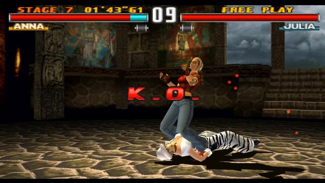 PS1 - Tekken 3 - Anna Williams Playthrough [4K:60FPS] смотреть онлайн