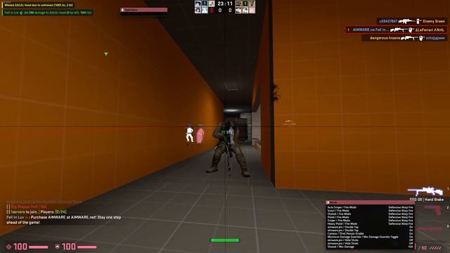 a small taste of my new aimware config (major antiaim improvements) смотреть онлайн