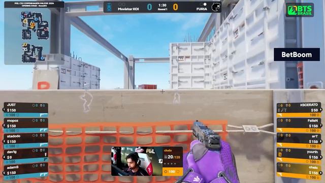 PRIMEIRO GRAFFITI DO CS2!? FURIA vs KOI - MELHORES MOMENTOS - PGL Major Copenhagen 2024 | CS2 смотреть онлайн