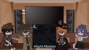 Bsd react to soukoku || реакция бсд на соукоку || рус/eng