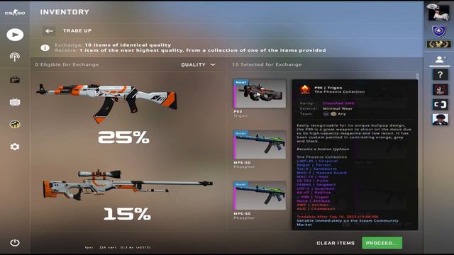 КРАФТ AK AWP АСИМОВ / CRAFT AK AWP ASIIMOV #cs2 #craft #cs #cs2clips #counterstrike #santacruzcs