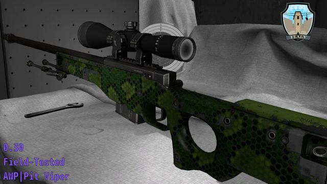 AWP Pit Viper - Skin Wear Preview смотреть онлайн