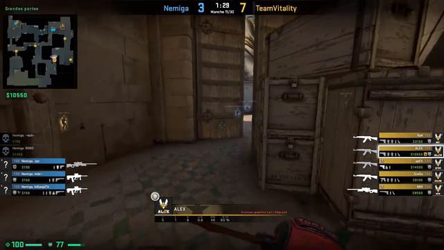 [CS:GO] Vitality VS Nemiga - ECS Season 7 Pinnacle Cup - Dust2 (Map 3) смотреть онлайн