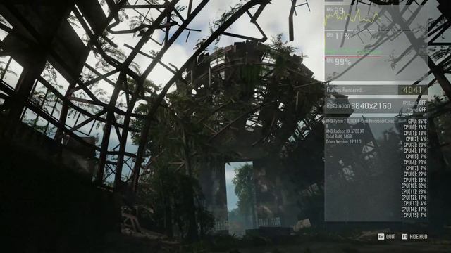 Tom Clancy's Ghost Recon Breakpoint 4K MSI RX 5700 XT Ryzen 3700X Benchmark смотреть онлайн