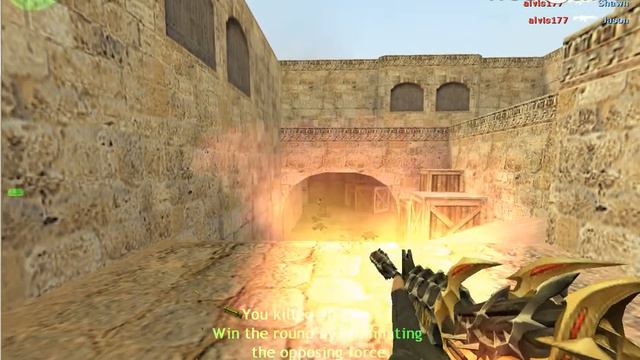 Counter strike 1.6 guns : M4A1 Dark Knight смотреть онлайн