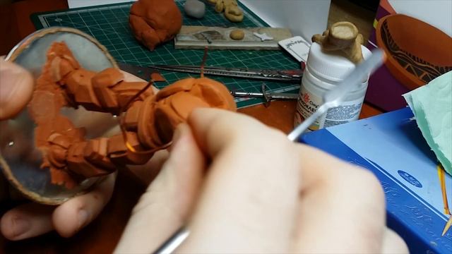 Лепка робота из TechWars 2 Global Conflict. Вырезаем из полимерной глины. Мех The last emperor. 5 смотреть онлайн