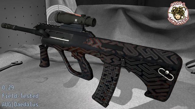 AUG Daedalus - Skin Wear Preview смотреть онлайн