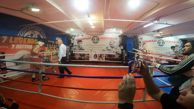 29	# 5	
Александр Соловьев
ПОБЕДА	
СК Богатырь
VS	
Максим Коршунов
American boxing