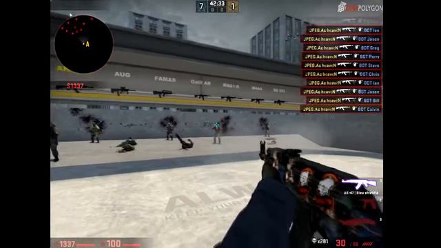 AIM TRAINING AK-47 CS:GO смотреть онлайн