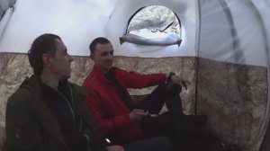 зимний поход с палаткой уп-2 мини и печкой экономка на двоих