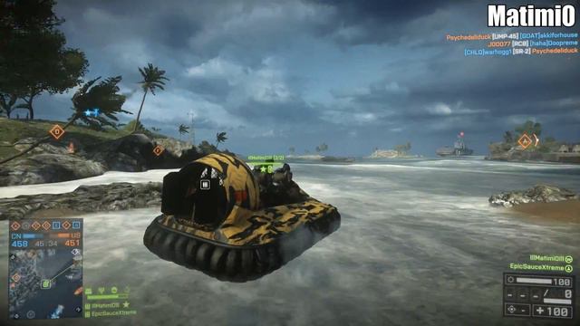 Hovercraft Pirates - Double Vision - Battlefield 4 смотреть онлайн
