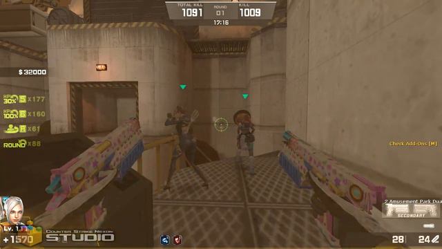 Daily Play, Counter-Strike Nexon: Studio. Zombie Scenario Hard, Pursuit Revenge (2/3). смотреть онлайн