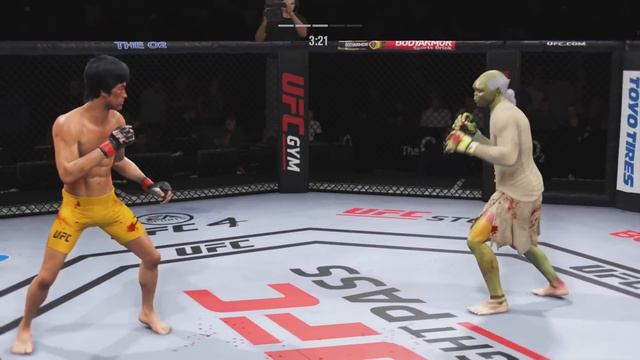 UFC4 Bruce Lee vs Master Yoda EA Sports UFC 4 PS5 смотреть онлайн
