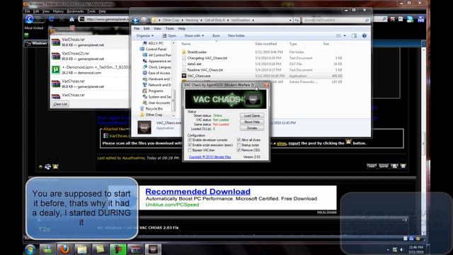 Windows 7 64-bit VAC CHOAS 2.03 Fix смотреть онлайн