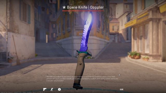 CS2 BOWIE Knife SAPPHIRE смотреть онлайн
