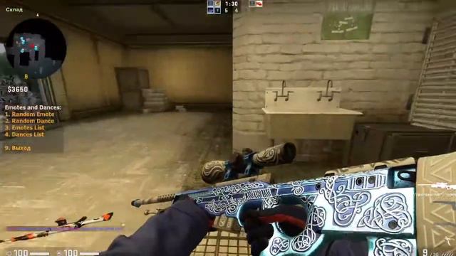 ИГРАЮ В CS:GO СО СКИНАМИ! смотреть онлайн