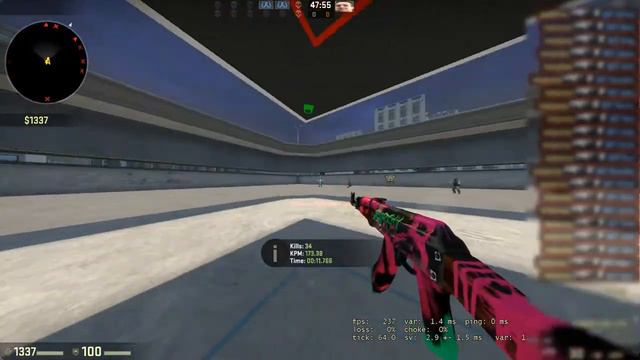 CSGO Aim Botz Challenge World Record!! 33.7 Seconds смотреть онлайн