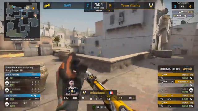 ПЕРВЫЙ МАТЧ NAVI НА DreamHack Masters Spring 2020l Natus Vincere vs Vitality смотреть онлайн