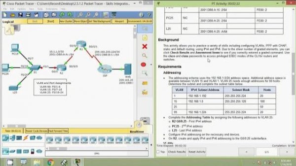 2.5.1.2 Packet Tracer - Skills Integration Challenge