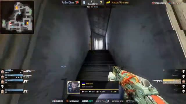 CS GO FaZe vs Natus Vincere StarSeries i-League Season 4 Finals смотреть онлайн