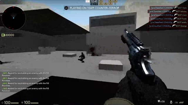 CSGO | R8 Training on "Fast Aim/Reflex Training Map" смотреть онлайн