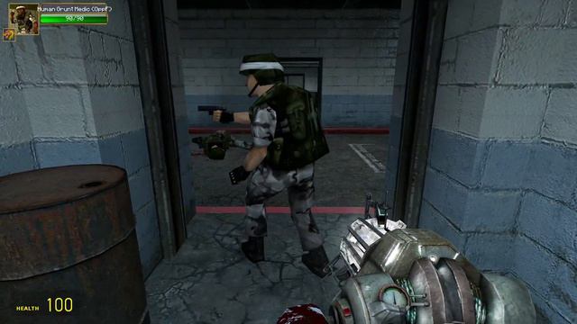 The Revenge Of The Black Ops! (Gmod NPC War) HECU Vs Black Ops.