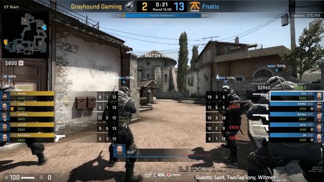 No Majors Club 2: Fnatic vs Greyhound w/ Sam, TwoTapTony & Witmer смотреть онлайн