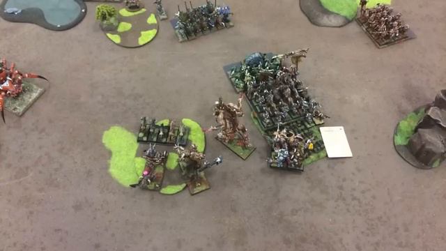 497 Colonial Carnage game 3 - Beast Herds vs Orcs & Goblins 2500 pt The 9th Age Battle Report смотреть онлайн