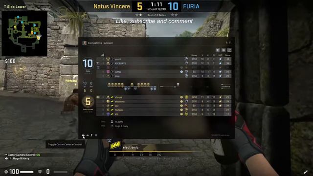 🔴(ENG) Furia Vs Navi | IEM Rio Major 2022 - Champions Stage - CS GO смотреть онлайн