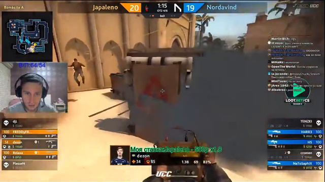 СТАВКИ НА МАТЧИ CS:GO СТАВЛЮ 100 000 РУБЛЕЙ! смотреть онлайн
