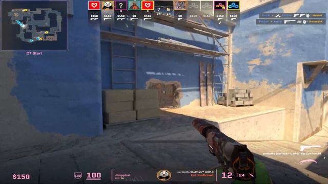 CS2 POV MOUZ Jimpphat (23/15) vs Cloud9 (Mirage) IEM Katowice 2024 смотреть онлайн