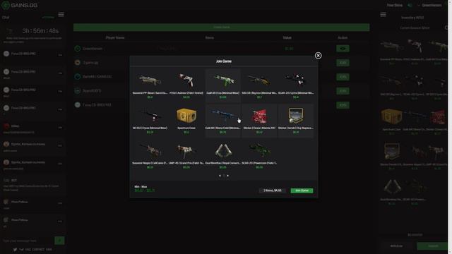 INSANE COINFLIPS ON GAINS.GG (CSGO GAMBLING) смотреть онлайн