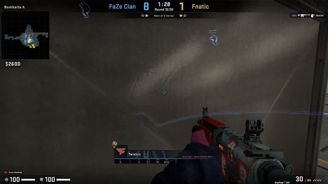 CS:GO POV Demo FaZe Twistzz (21/6) vs Fnatic (de_nuke) @ ESL Pro League Season 18 смотреть онлайн
