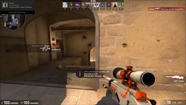 CS:GO AWP Asiimov - Battle-Scarred Gameplay смотреть онлайн