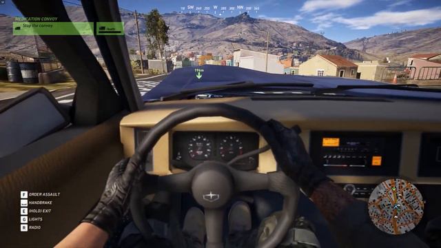 Ghost Recon Wildlands - First Person Driving Downtown смотреть онлайн