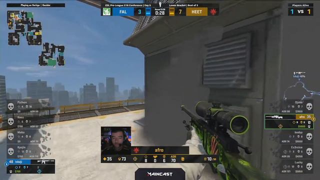 Falcons vs HEET | Map 3 Vertigo | ESL Pro League Season 16 Conference - Lower bracket смотреть онлайн