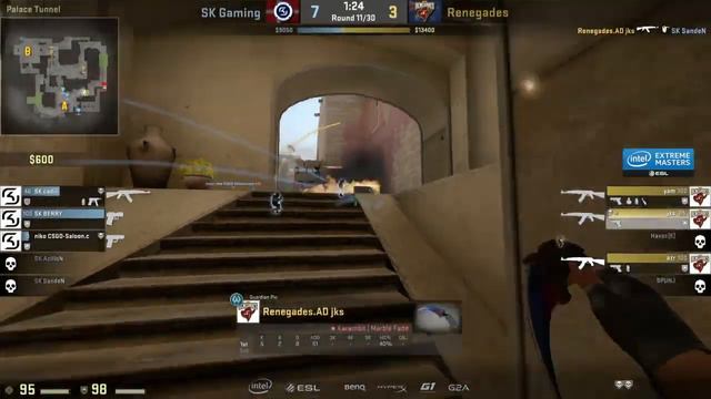 CS:GO - Renegades vs. SK Gaming [Mirage] - IEM 2015 Gamescom - Day 2 Match 9 смотреть онлайн