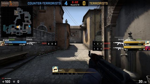 Counter-Strike: Global Offensive: Amassando 2 noobs sozinho na inferno - CSGO смотреть онлайн
