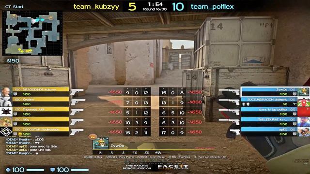 ДемкиПроИгроков#10. КАК ИГРАЕТ ZYWOO?! #zywoo #muscle #csgo #faceit  #fpl