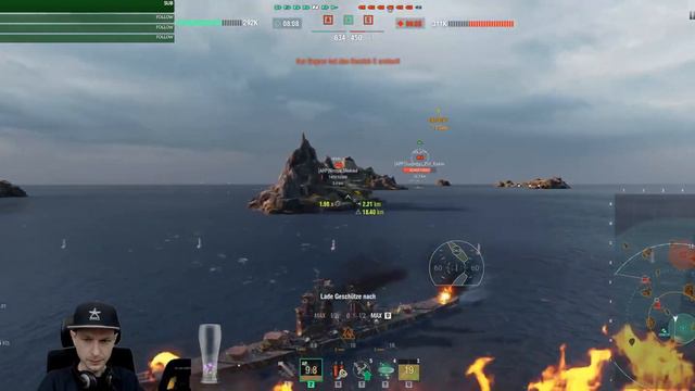 Clanbattle Season 13 - GURKA vs ARP (3) - World of Warships смотреть онлайн