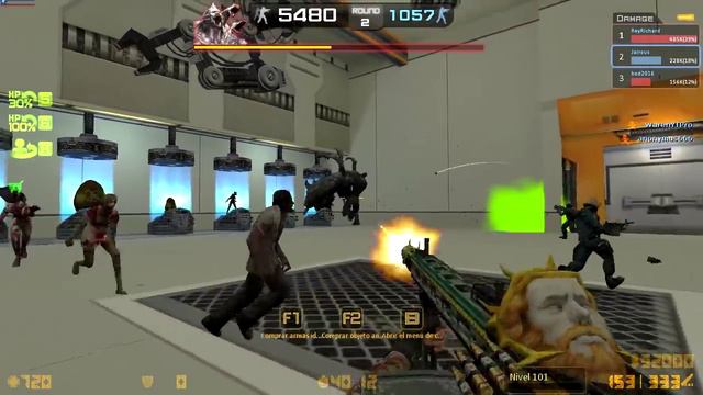 CS Nexon: Zombies - El Jefe mas Malvado de Todos (Boss Dr. Rex) смотреть онлайн