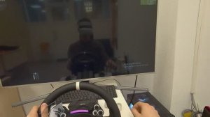 Тренировка вождения в VR от первого лица.